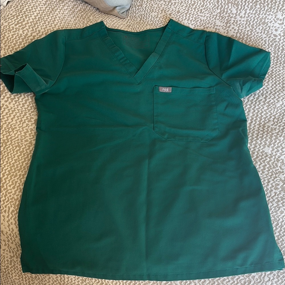 Figs Hunter Green set, size Small